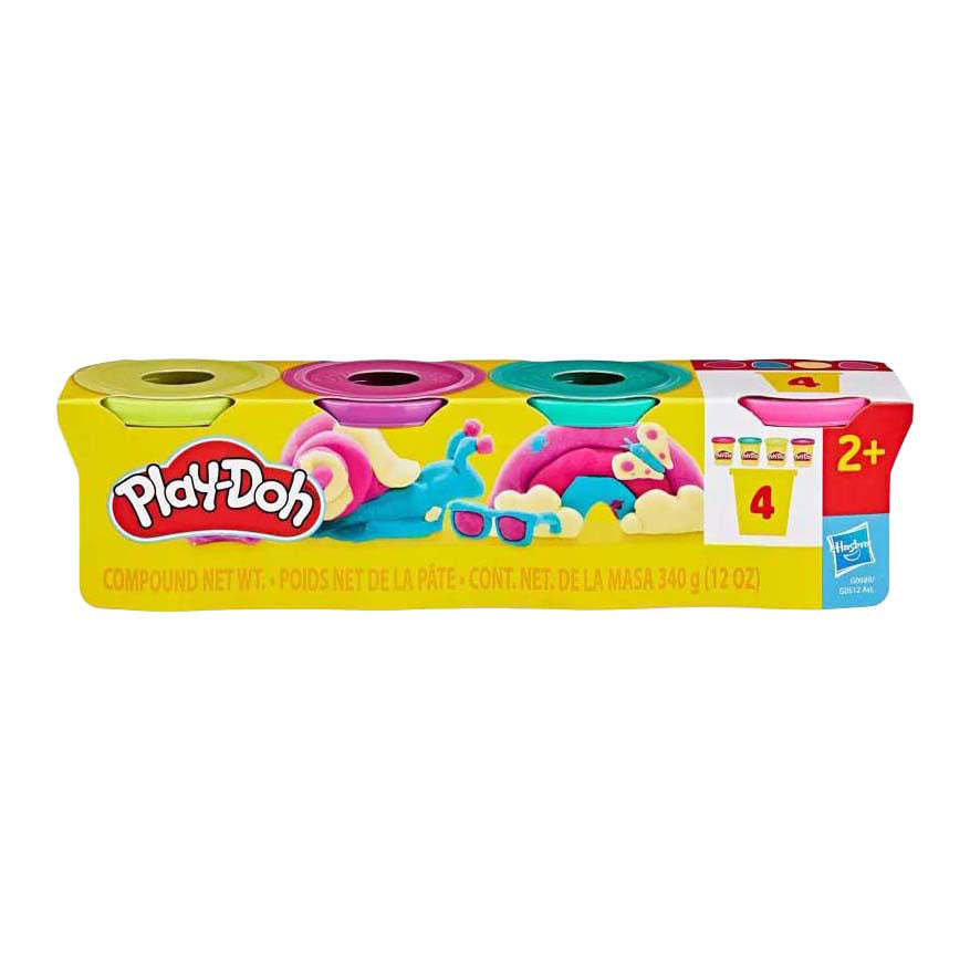 Play-Doh lebhaft – 4 Tontöpfe