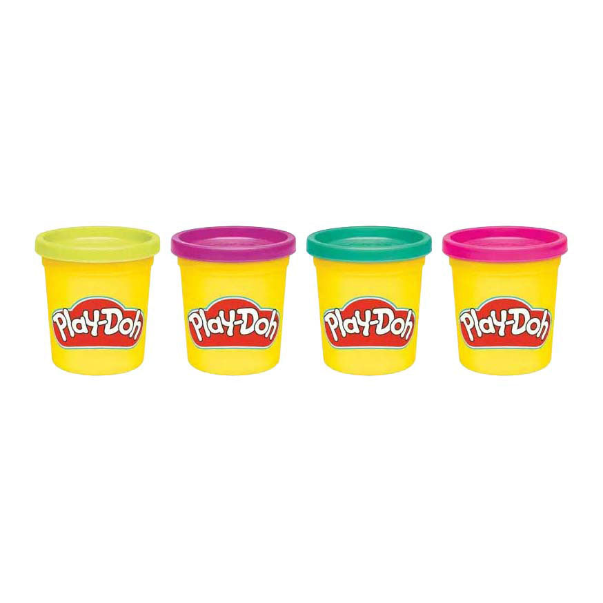 Play-Doh lebhaft – 4 Tontöpfe