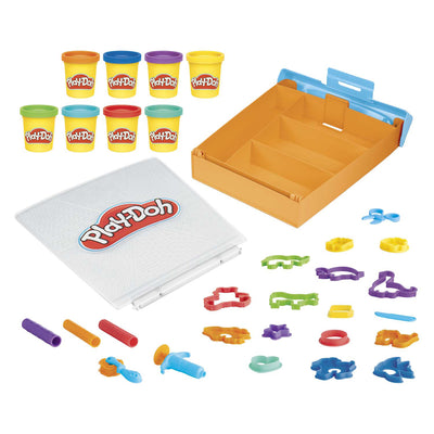 Aufbewahrungsset mit Play-Doh-Fantasietieren – 8 Tontöpfe