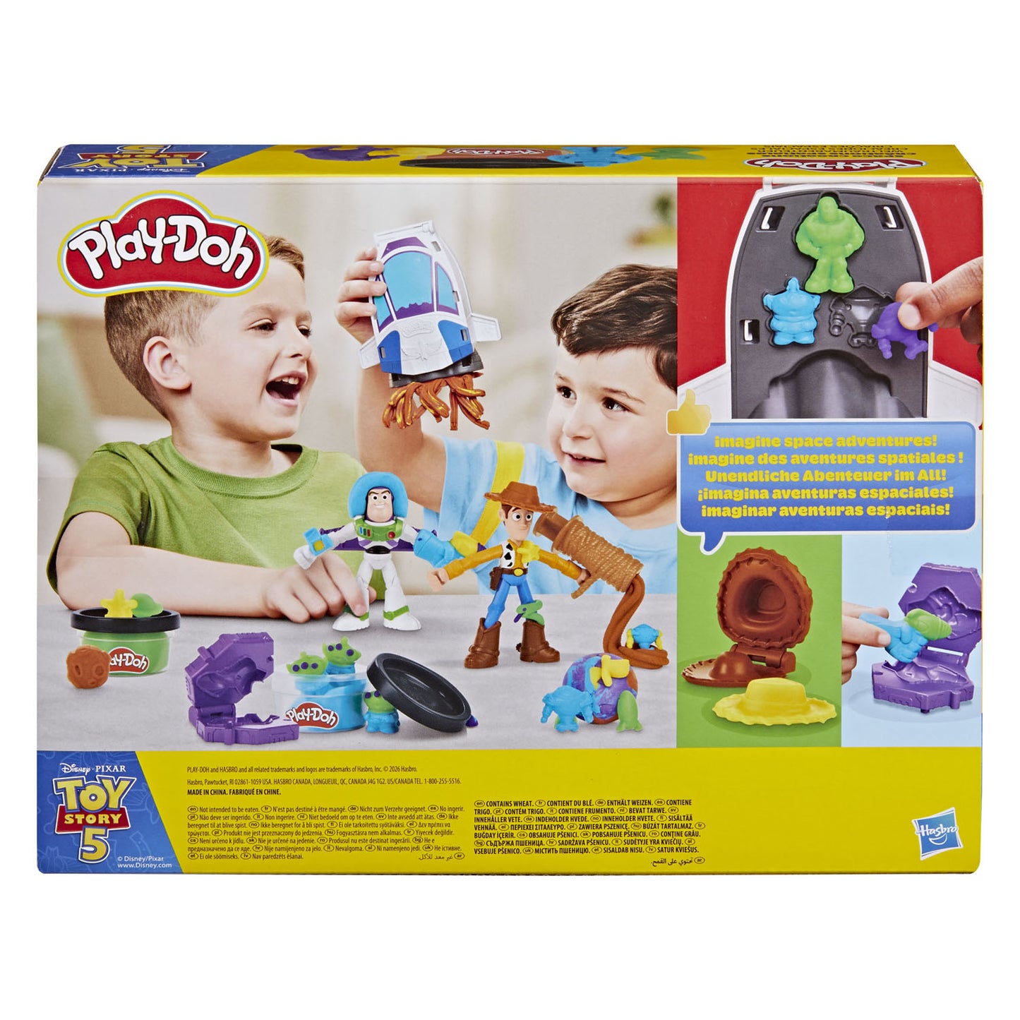 Play-Doh Toy Story 5 Ton-Set – 5 Tontöpfe