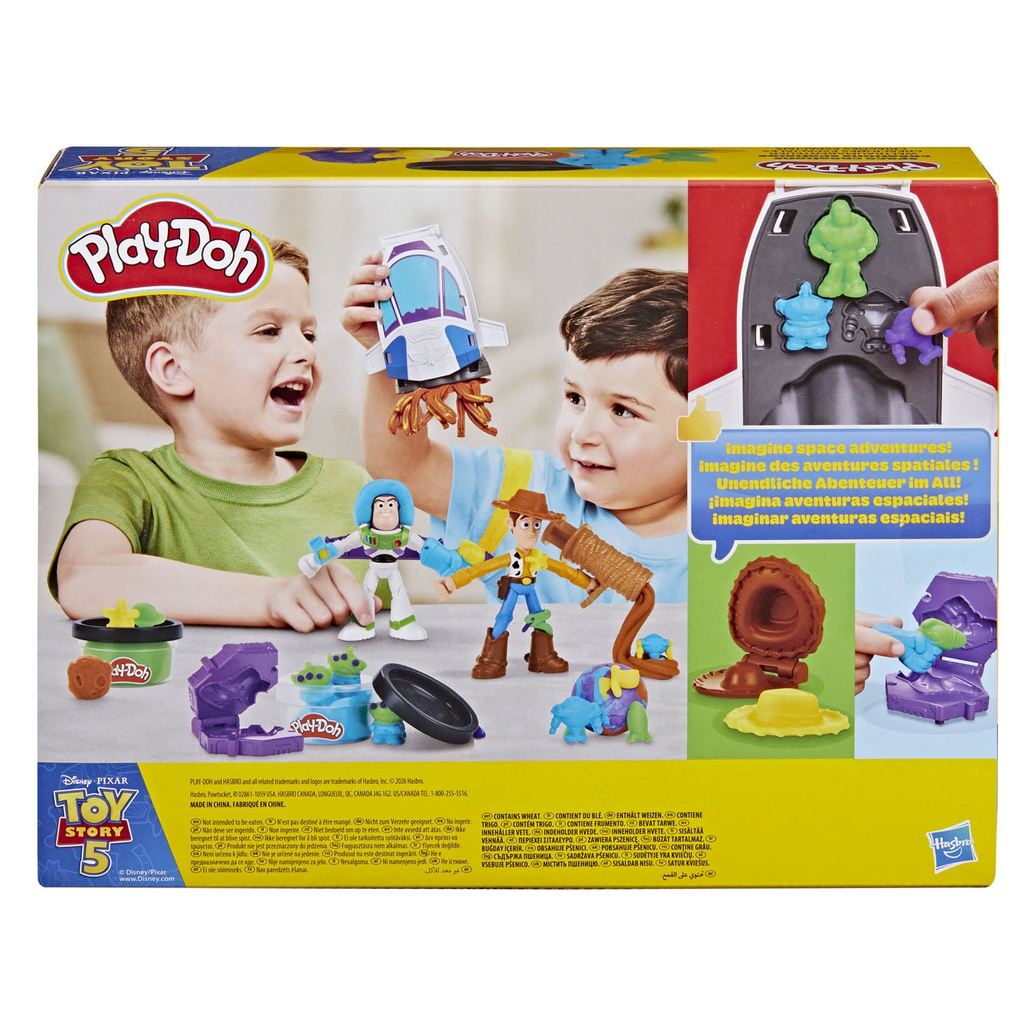 Play-Doh Toy Story 5 Ton-Set – 5 Tontöpfe