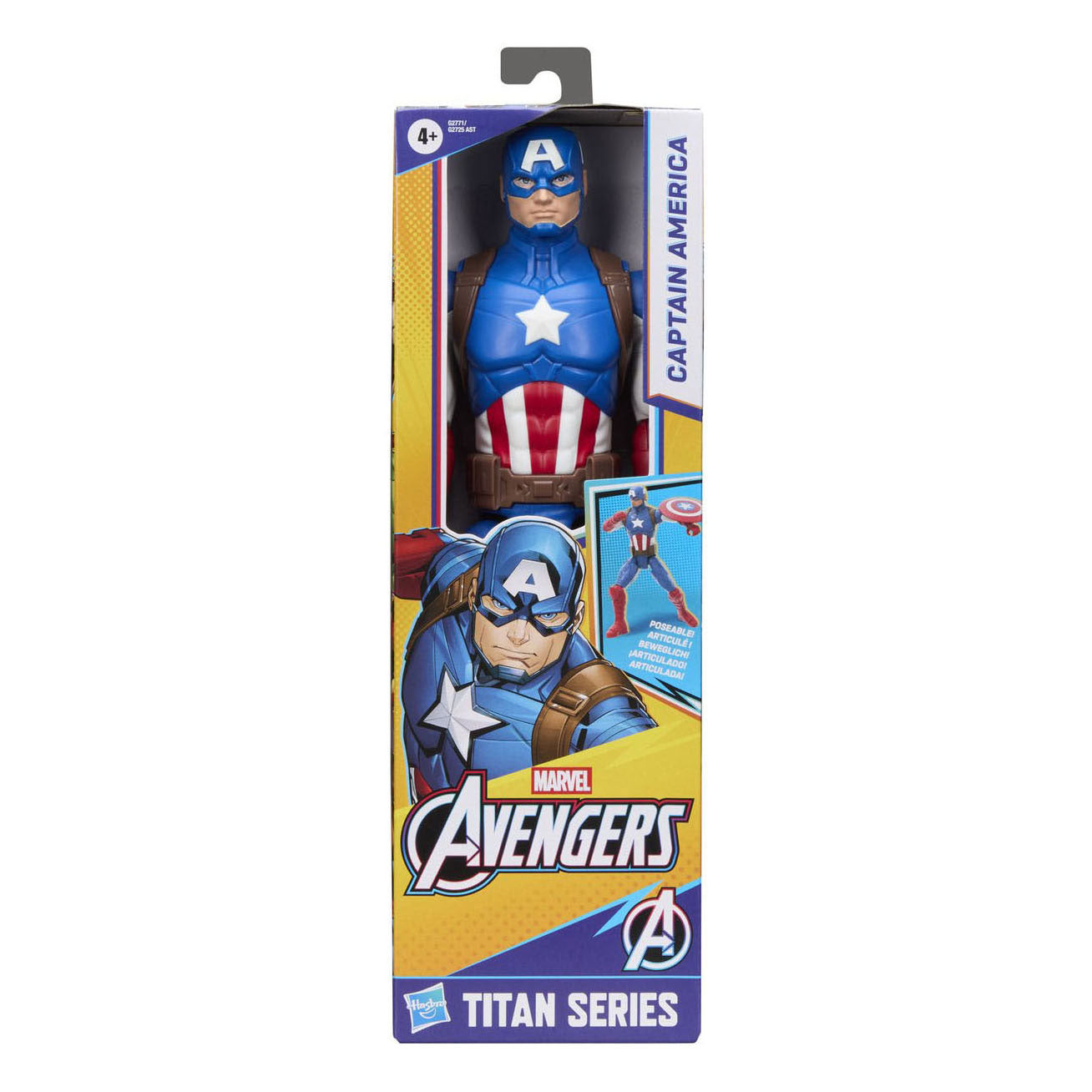 Hasbro Marvel Avengers Captain America Actionfigur Spielzeug.