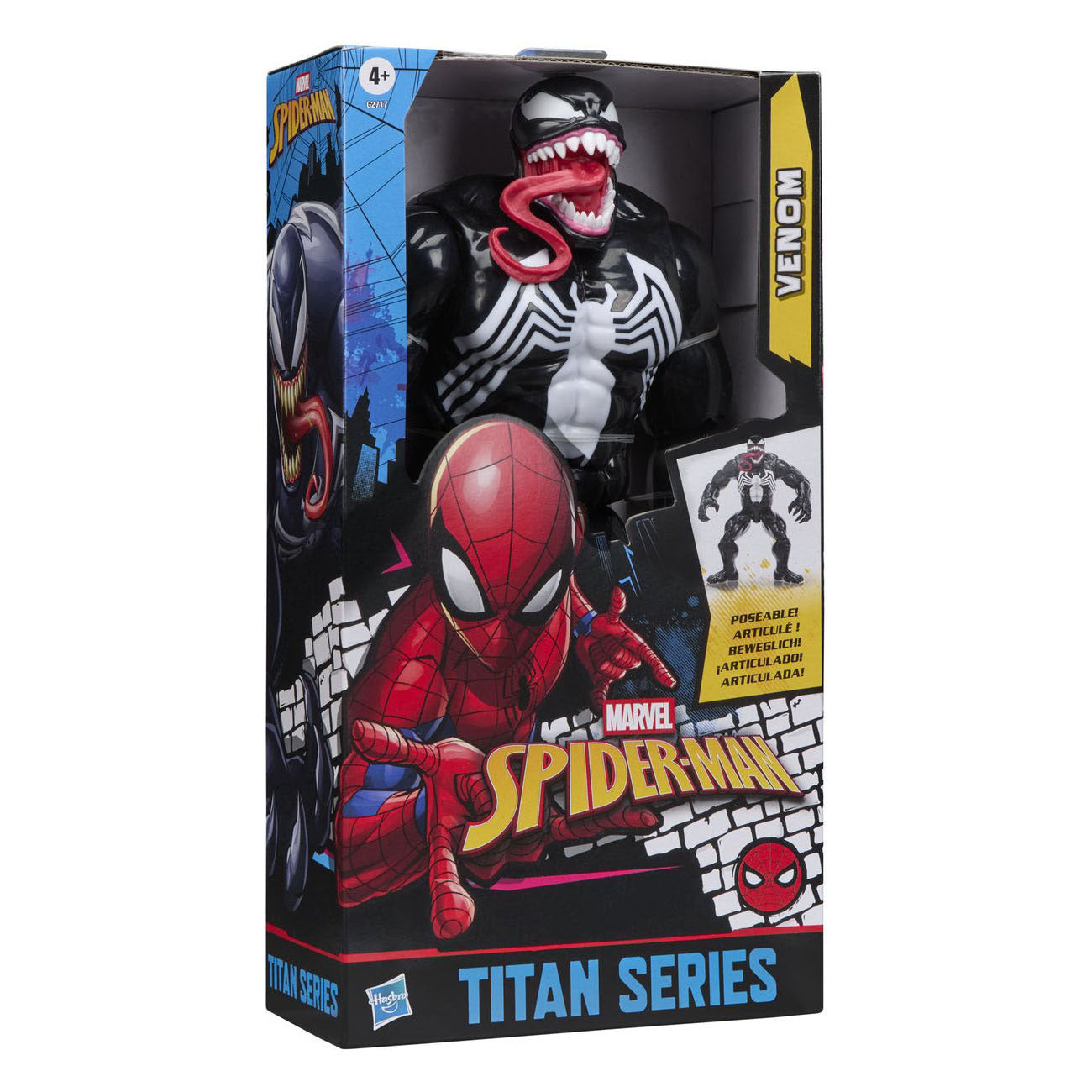 Hasbro Actionfigur Venom Spider-Man, klassisches Deluxe-Spielzeug.