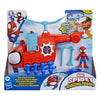 Hasbro Spielzeug-Spinnenhubschrauber mit Actionfigur und Zubehör.
