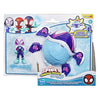 Spidey und seine tollen Freunde staunen über das Wassernetz-Geisterschildkröten-Spielset