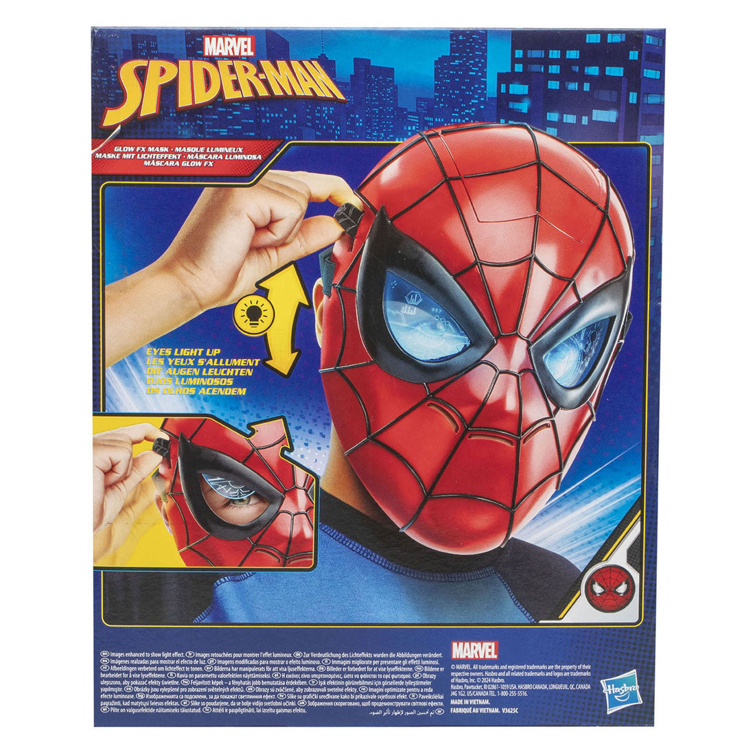 Marvel Spiderman Glow FX Maske