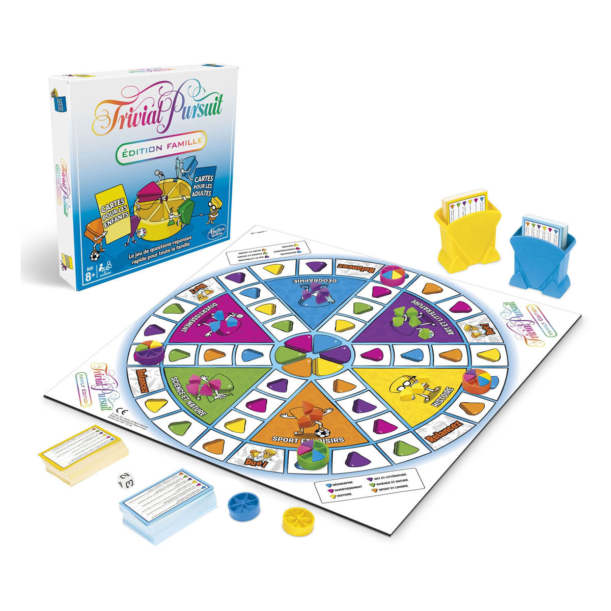 Hasbro Gaming Trivial Pursuit: Family Edition – Brettspiel (Französisch)