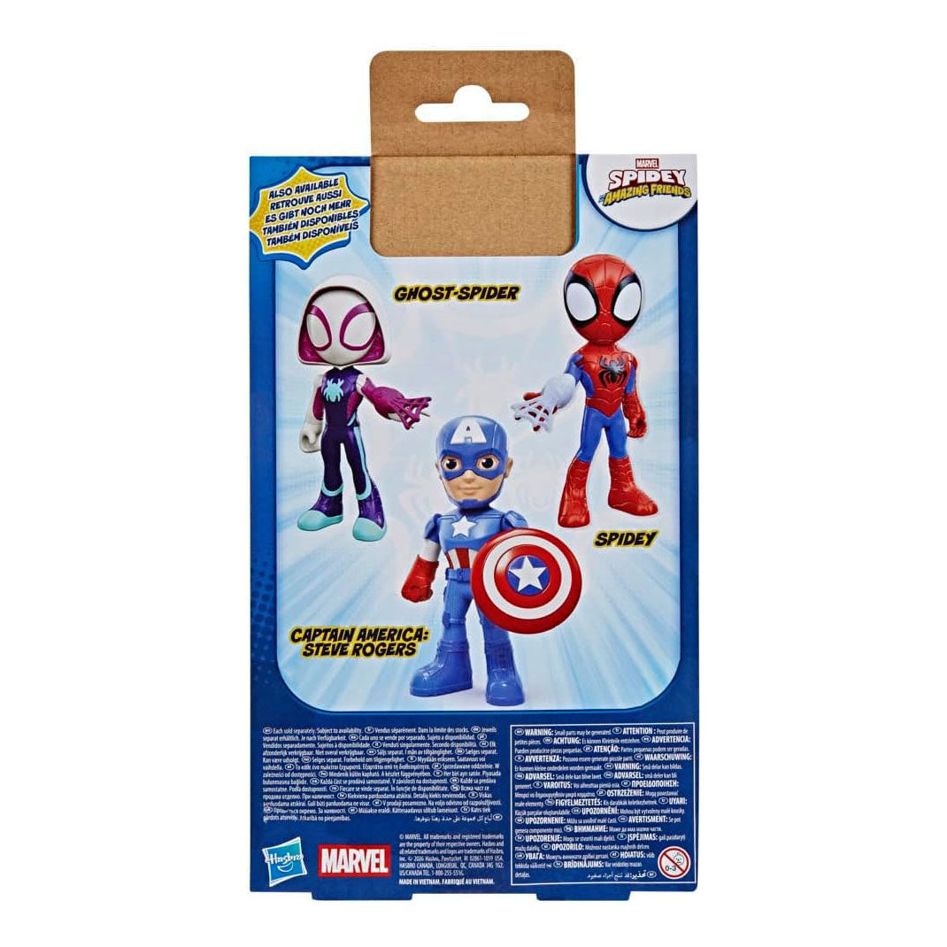 Marvel Spidey und seine tollen Freunde Captain America – Actionfigur 23 cm