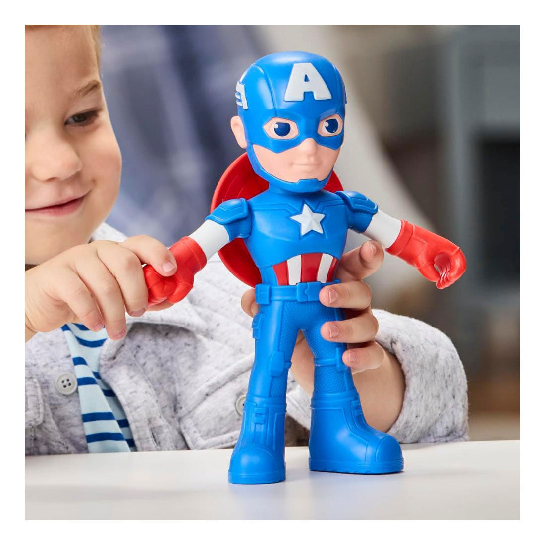 Marvel Spidey und seine tollen Freunde Captain America – Actionfigur 23 cm
