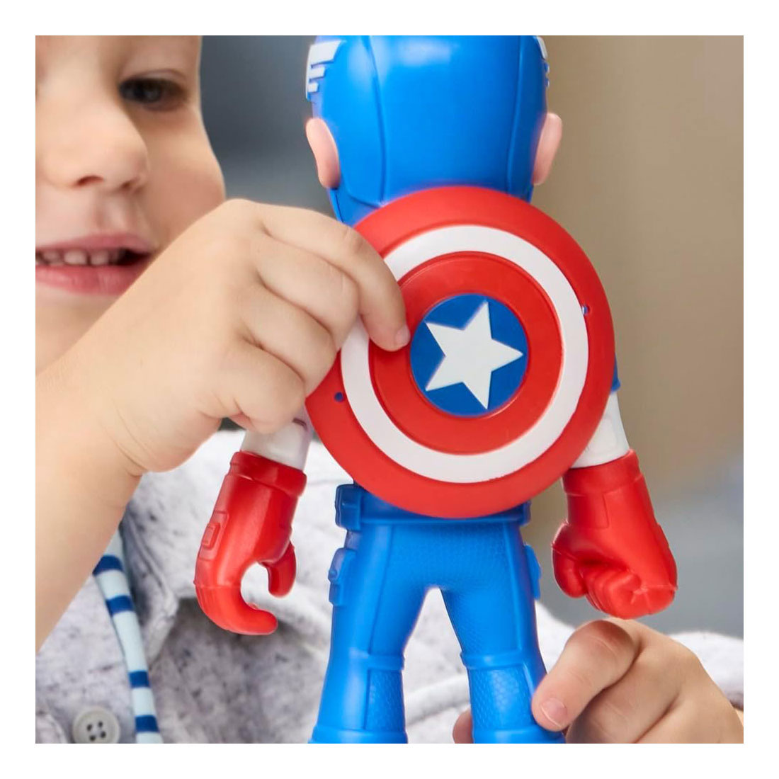 Marvel Spidey und seine tollen Freunde Captain America – Actionfigur 23 cm