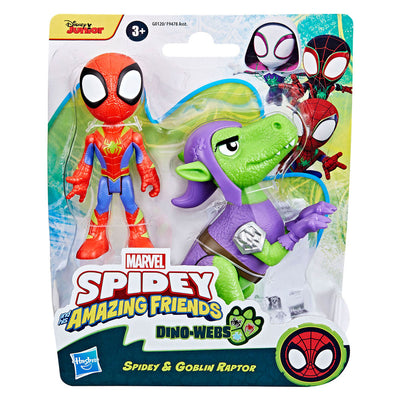 Hasbro Spidey and His Amazing Friends Hero Dino Webs Spielfiguren