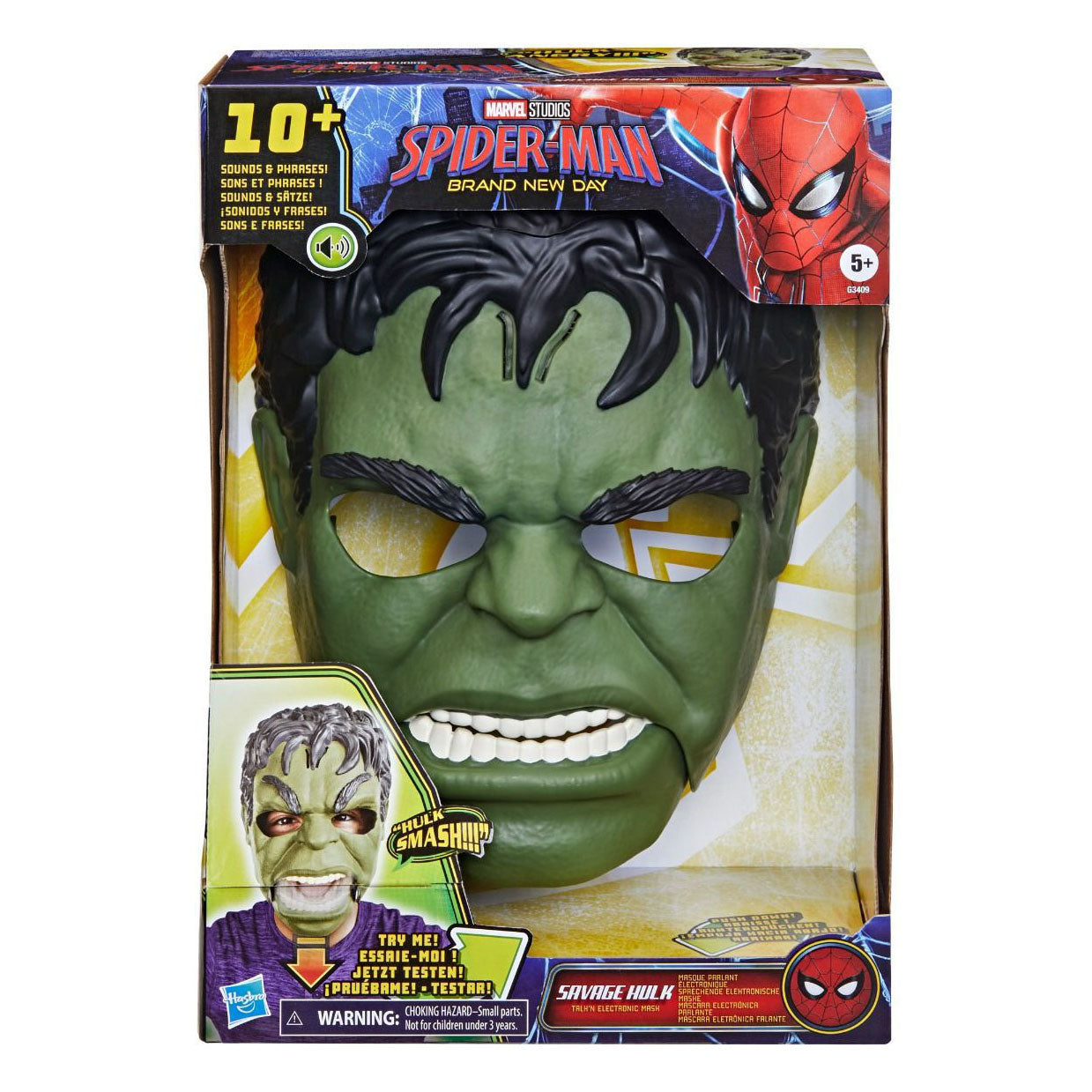 Hasbro Spider-Man brandneue Tages-Hulk-Maske
