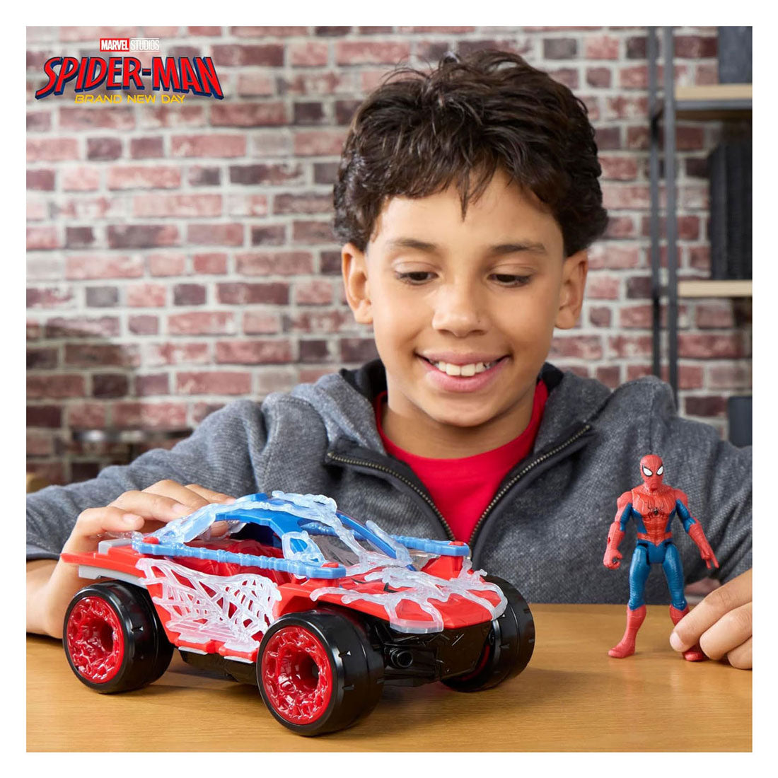 Hasbro Spider-Man, brandneues Day-Web-Blast-Fahrzeug
