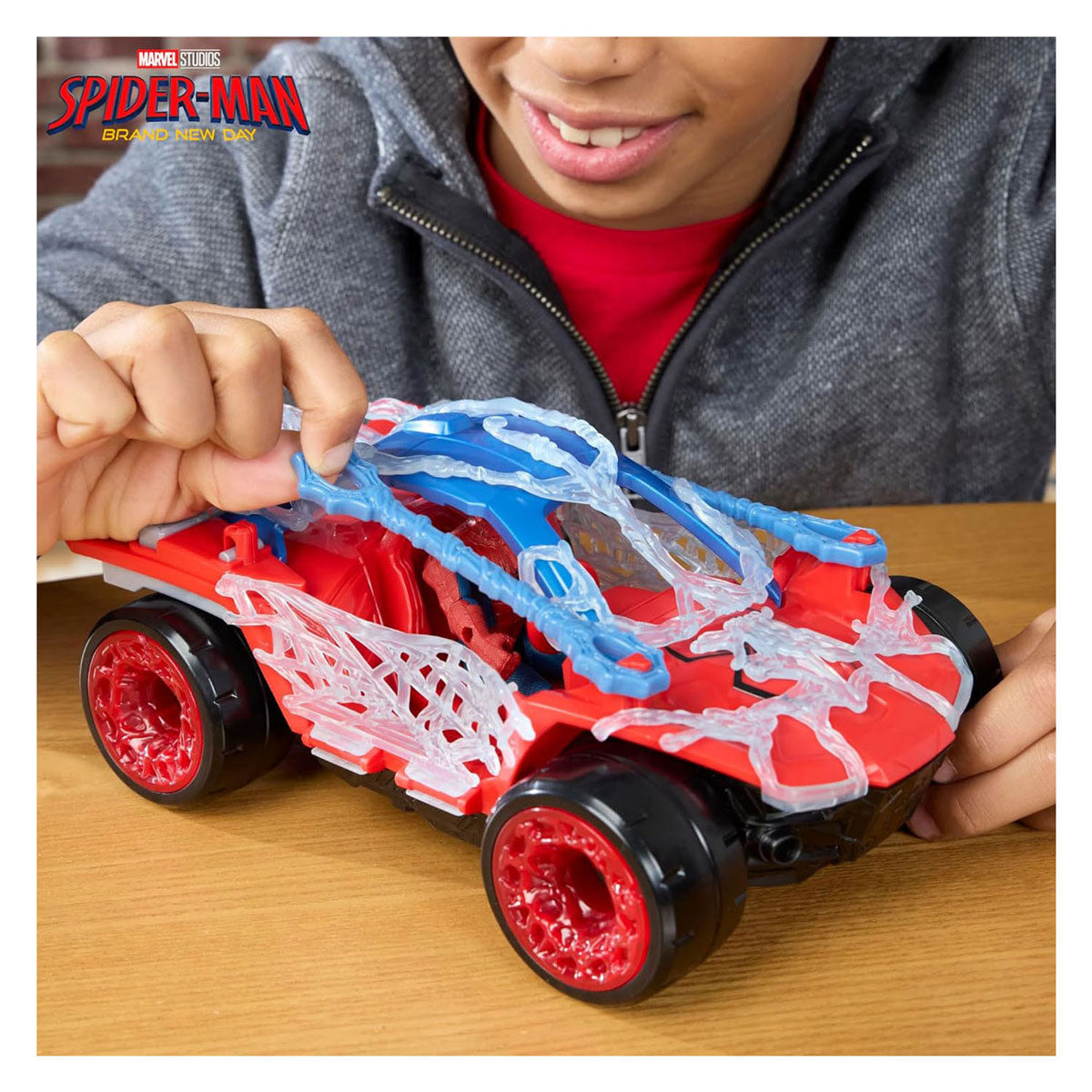 Hasbro Spider-Man, brandneues Day-Web-Blast-Fahrzeug