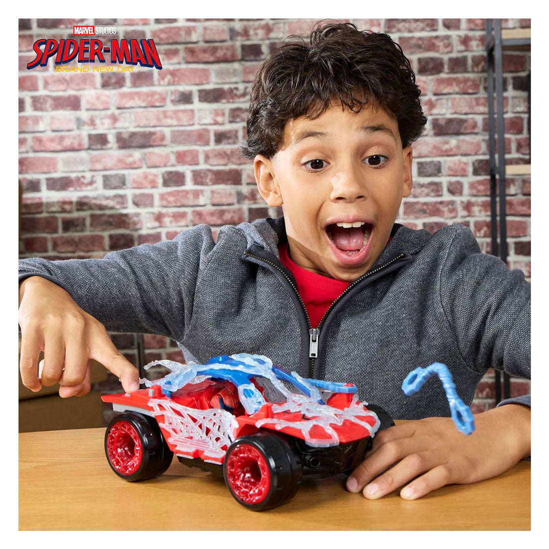 Hasbro Spider-Man, brandneues Day-Web-Blast-Fahrzeug