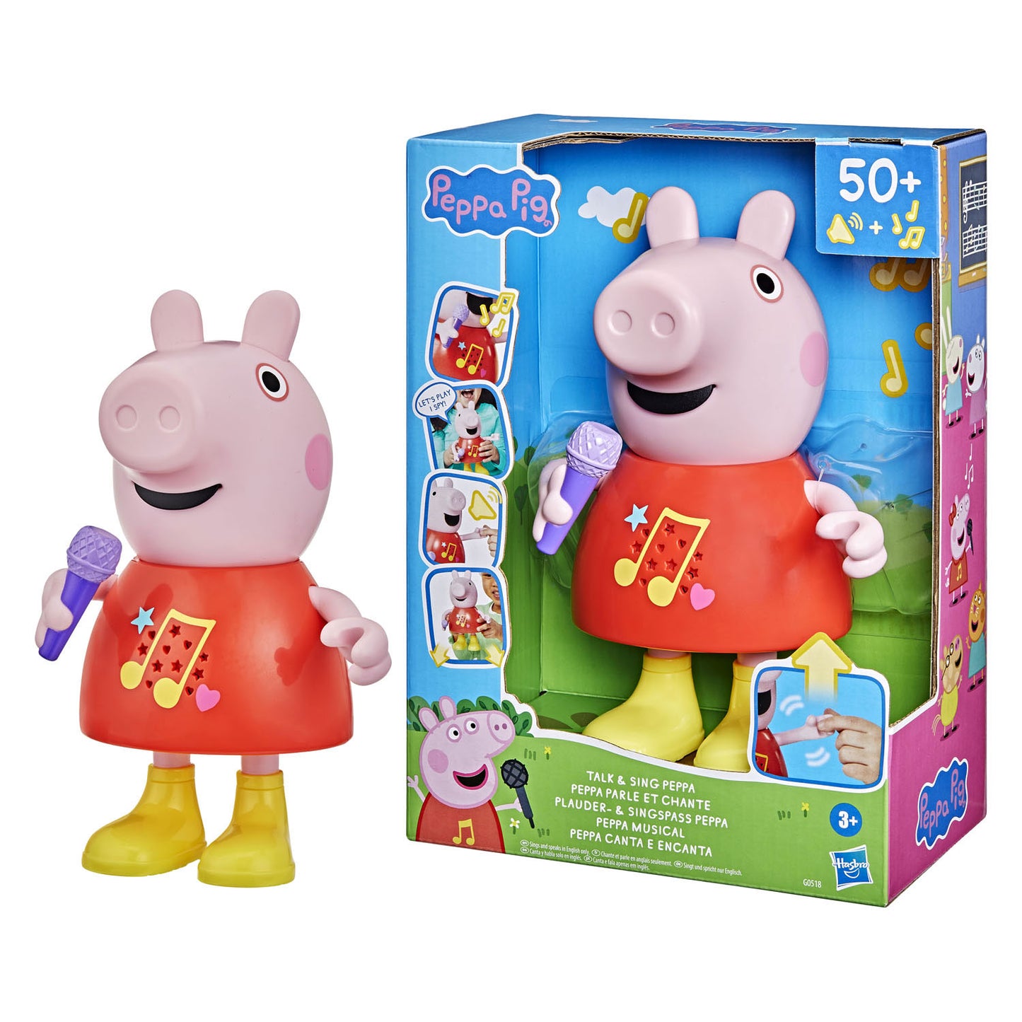 Hasbro Peppa Pig spricht und singt interaktive Figur