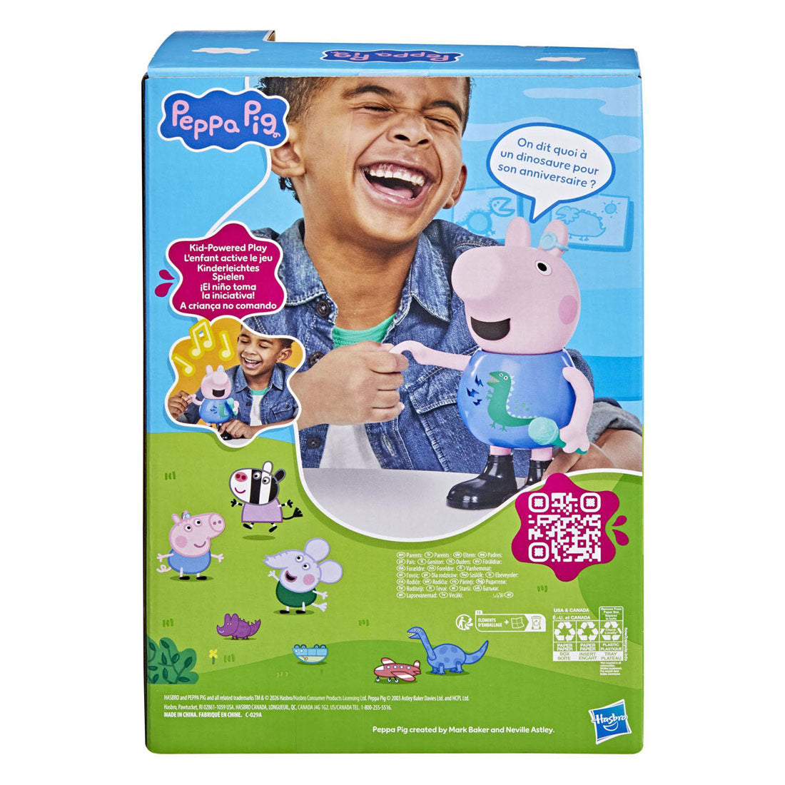 Hasbro Peppa Pig scherzt und singt George