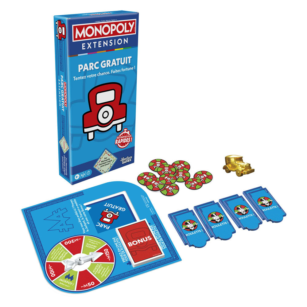 Hasbro-Monopolerweiterung, kostenloses Parken