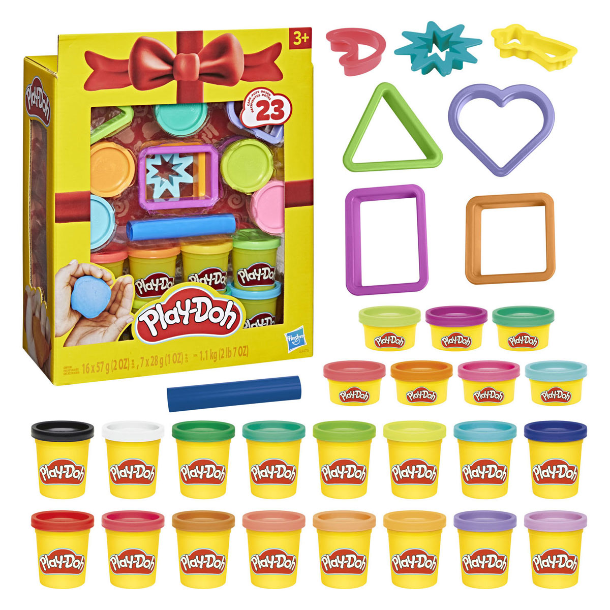Play-Doh-Geschenkset, 23 Gläser und 8 Werkzeuge