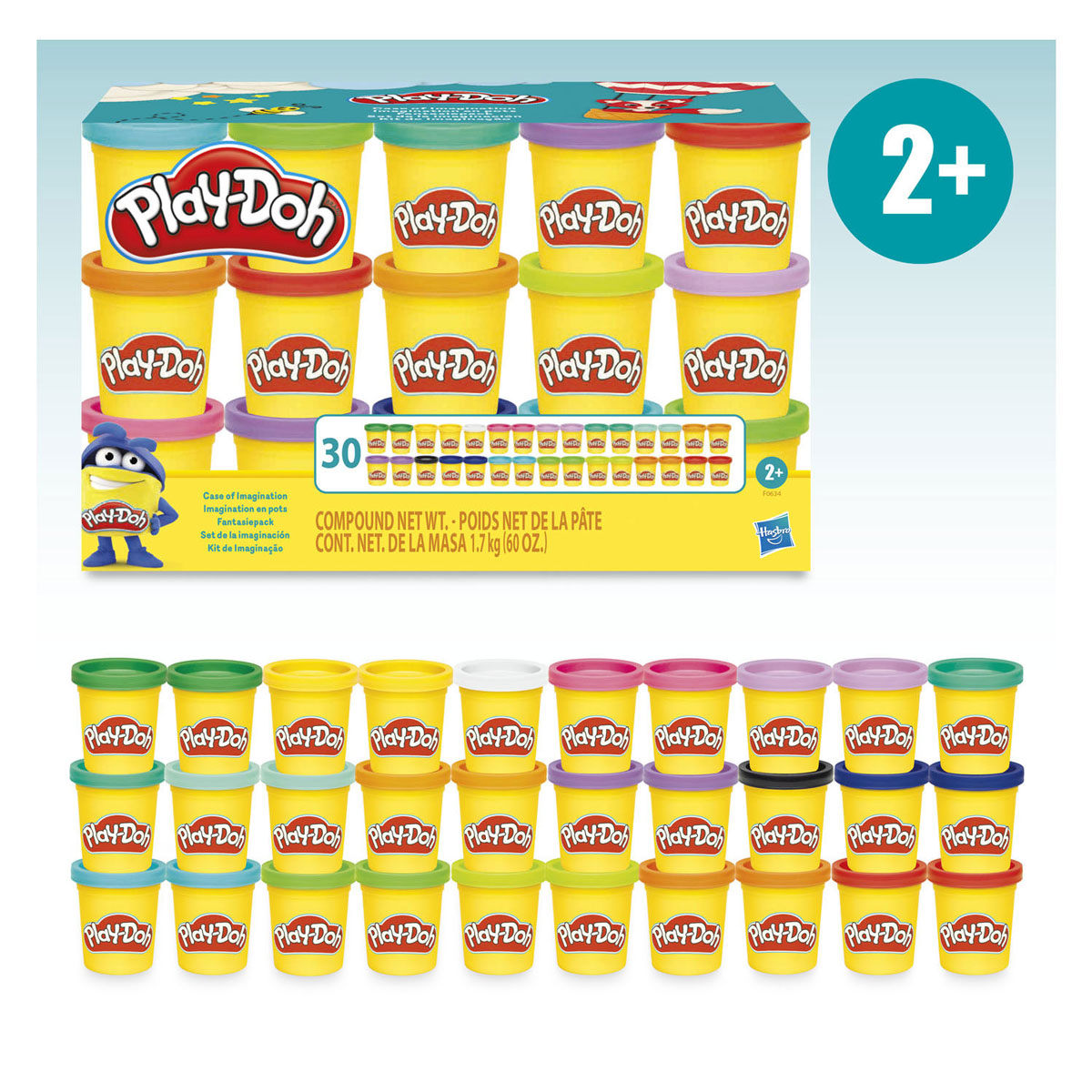 Play-Doh-Fantasie-Set – 30 Tontöpfe