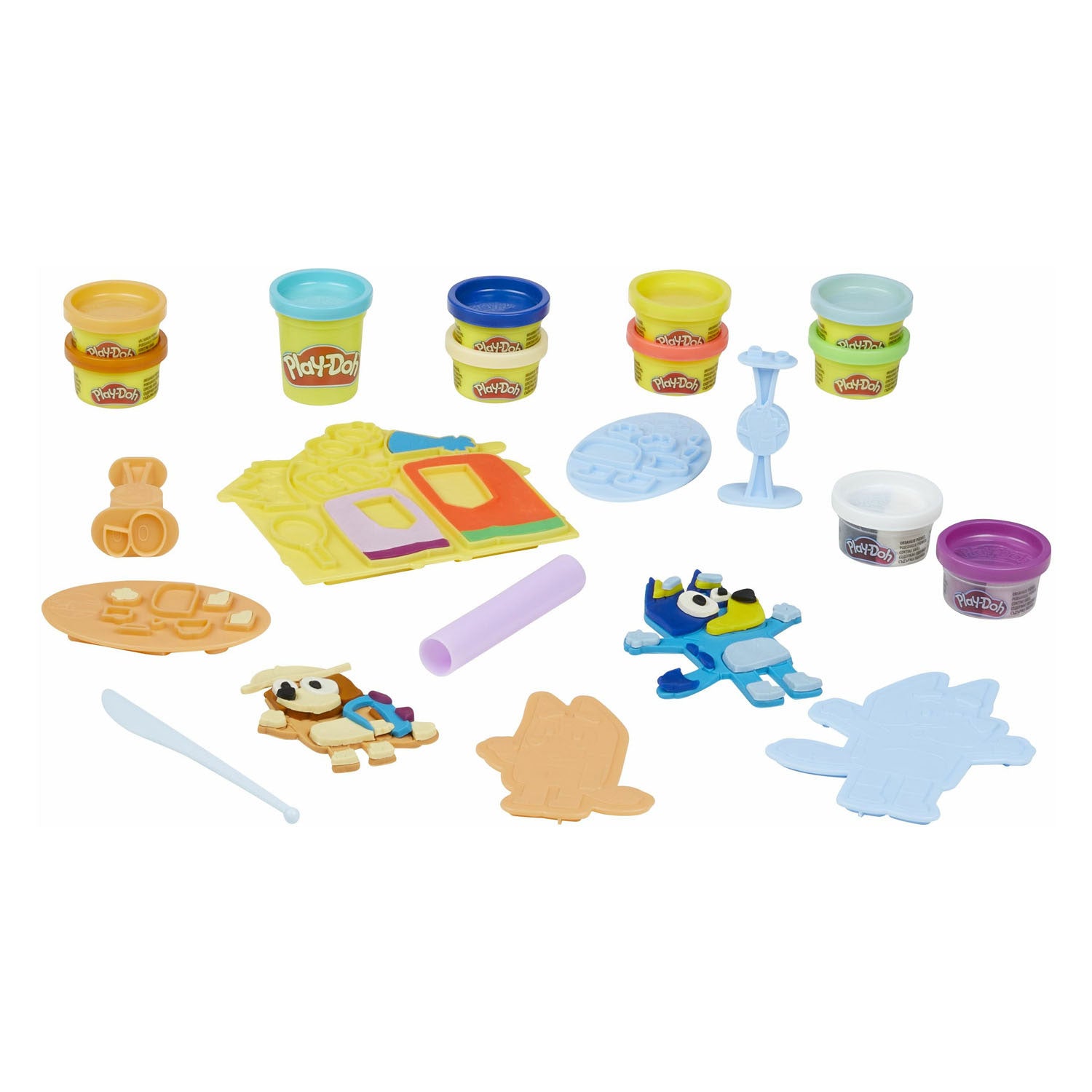Play-Doh Bluey Dress Up Set – 11 Tontöpfe