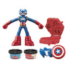 Play-Doh Marvel Captain America Stempelschild – Modelliermasse