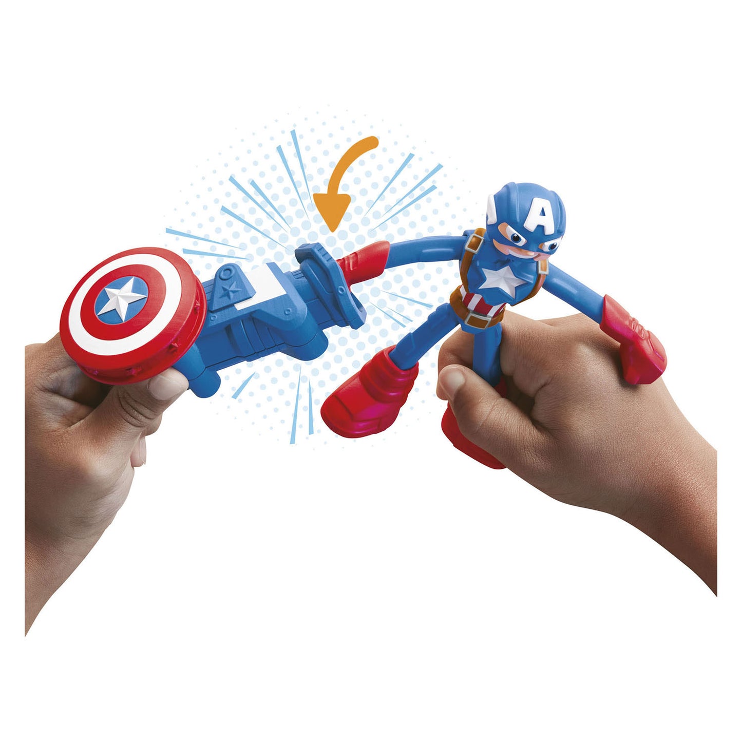 Play-Doh Marvel Captain America Stempelschild – Modelliermasse