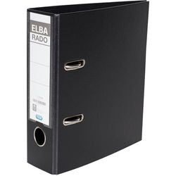 Ordner Elba Rado Plast schwarz A5 500 Blatt Karton PVC