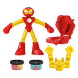 Play-Doh Marvel Iron Man Blast Launcher – 2 Tontöpfe - afbeelding 2
