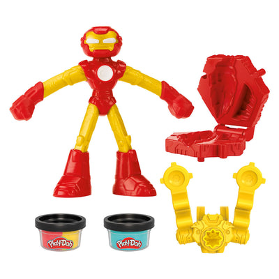 Play-Doh Marvel Iron Man Blast Launcher – 2 Tontöpfe