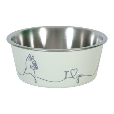 Zolux Love Food Bowl Kat Beige