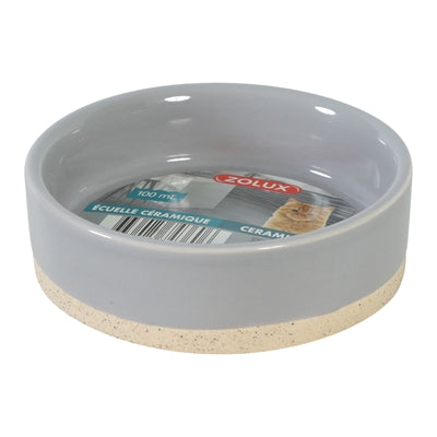 Zolux Olaria Food Bowl Keramikgrau