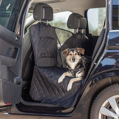 Trixie Car Protection Decke Rücksitz Schwarz schwarz