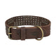 Trixie Kragenhund Rivet Rustikalfettes Leder dunkelbraun