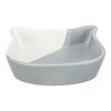 Trixie Food Bowl Cat Cat Head Keramik grau Weiß