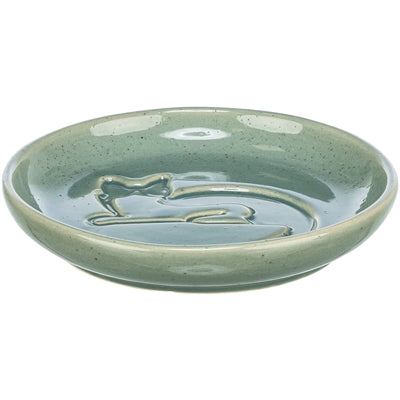 Trixie Food Bowl Cat Cat Relief Keramikblau