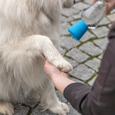 Trixie Mobile Hundedusche für Haustierflaschen blau