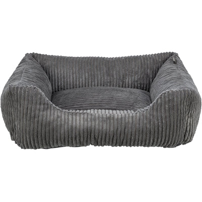Trixie Hundebett Jonna Vital Rippstoff dunkelgrau