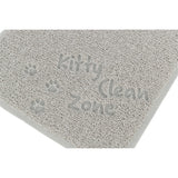 Trixie Cat Bowl Mat PVC hellgrau - afbeelding 2