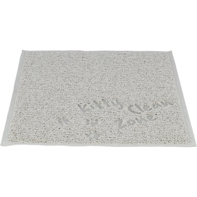 Trixie Cat Bowl Mat PVC hellgrau