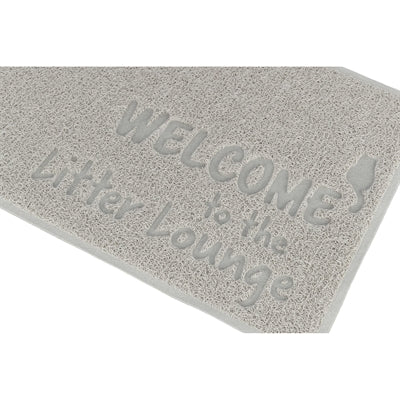 Trixie Cat Bowl Mat PVC hellgrau