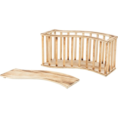 Trixie Hay Rack mit Deckelholz geflochten