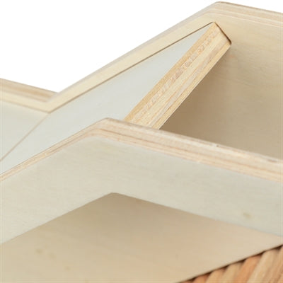 Trixie -Beobachtungsbox -Maus -Hamster mit Tunnel unbehandeltem Holz