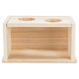 Trixie Zandbad Hamster Gerbil unbehandeltes Holz - afbeelding 1