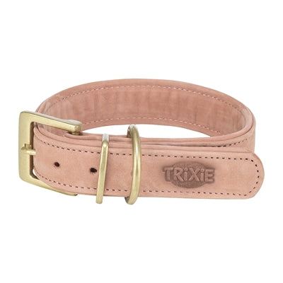 Trixie Kragenhund reines Lederrosa