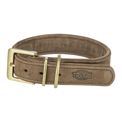 Trixie -Kragenhund reines Lederbraun