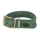 Trixie Kragenhund reines Leder Saliegroen
