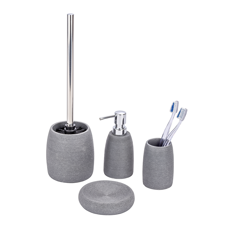 Wenko 1064996 - Zahnputzbecher Goa Grau | 2 Stk