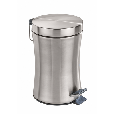 Wenko 1064955 - Abfallbehälter Pieno Edelstahl matt | 2 Stk