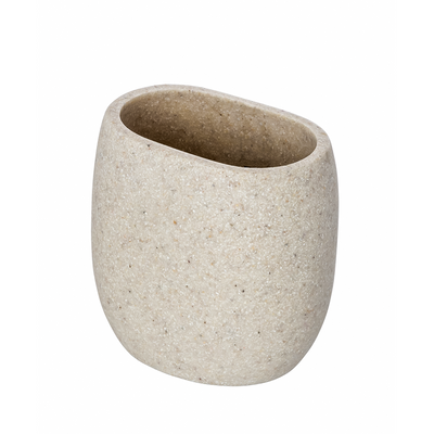 Wenko 1064992 - Zahnputzbecher puro beige | 2 Stk